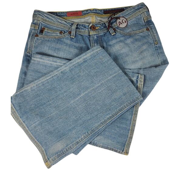 Adriano Goldschmied AG Blue Denim The Merlot Jeans NEW 28 R - Picture 1 of 6